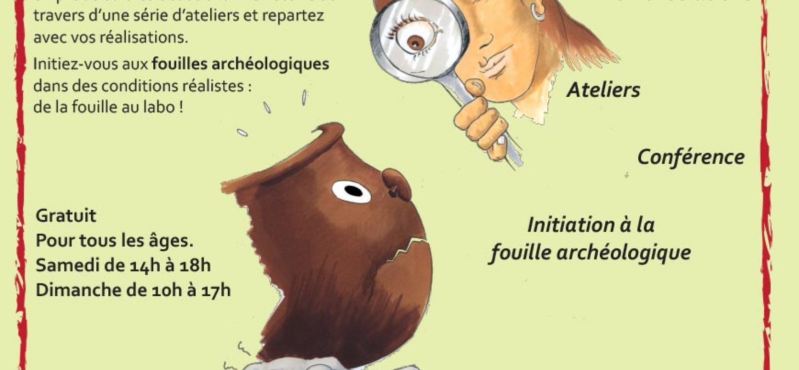 Tous Archéologues 4ème édition / Journées Européennes du Patrimoine