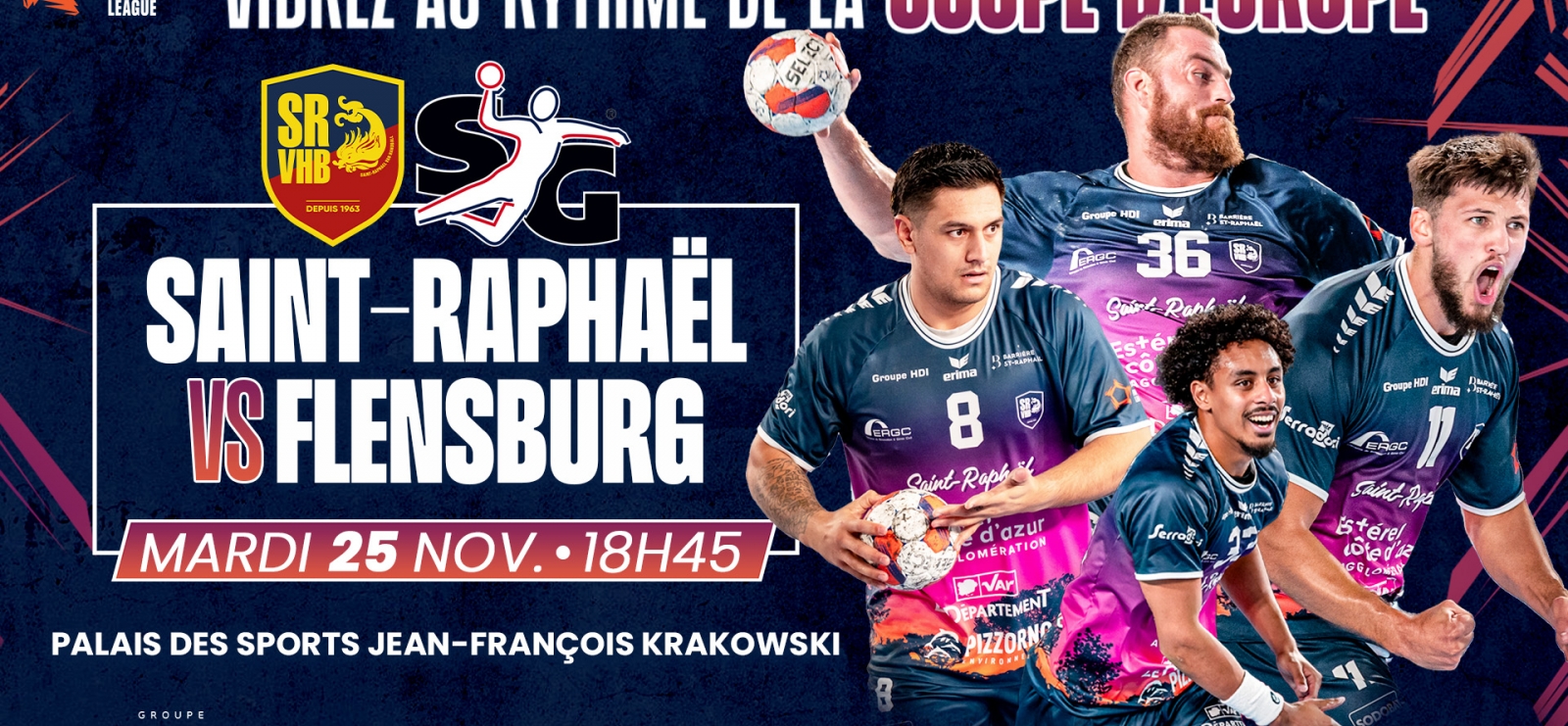 Handball - Saint-Raphael Vs Flensburg