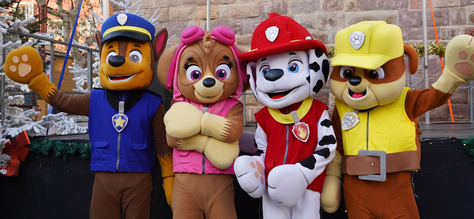 Déambulation de mascottes