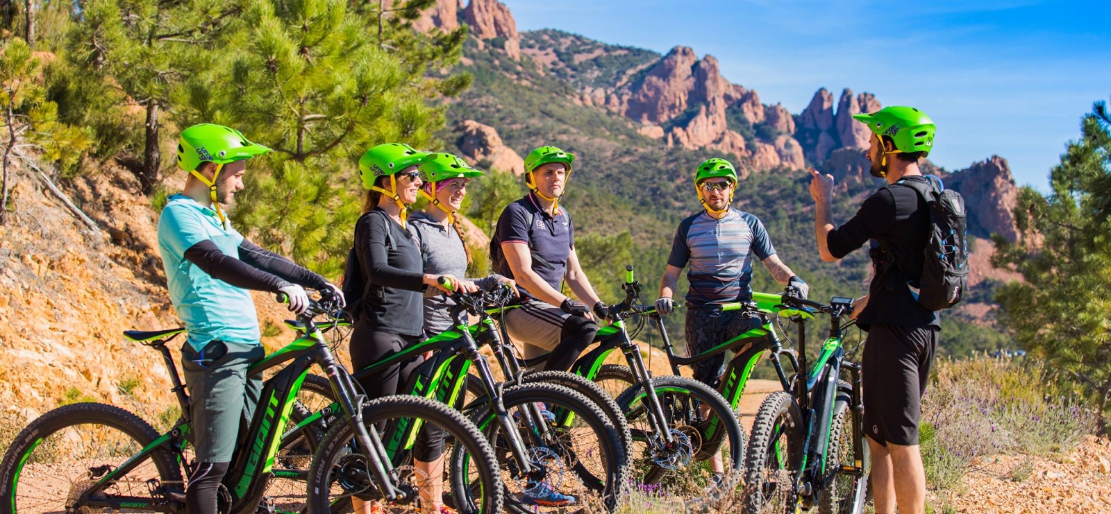 Excursion VTT électrique dans l'Estérel