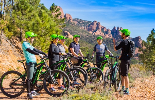 Excursion VTT électrique dans l'Estérel