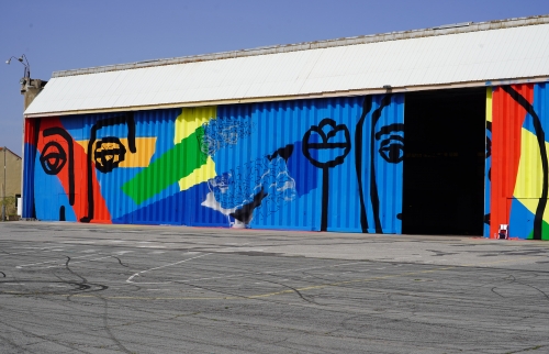 Fresque 'Fréjus l'Intrépide' par César Malfi