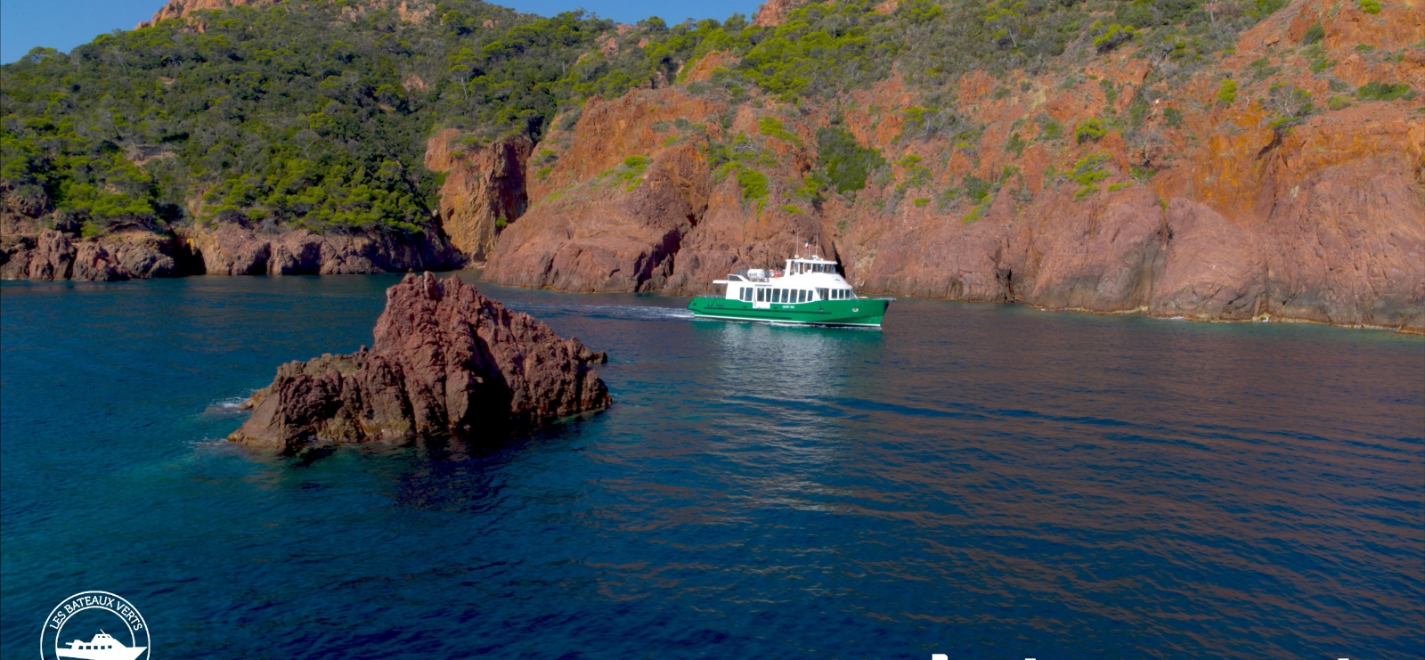 Les Calanques de l'Estérel avec les Bateaux Verts au départ du Port des Issambres