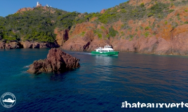 Les Calanques de l'Estérel avec les Bateaux Verts au départ du Port des Issambres