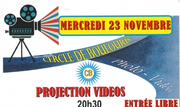 Projection Vidéos du Cercle de Boulouris