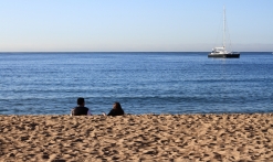 Plage de la base nature