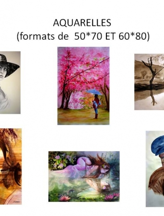 Aquarelles B Sannier