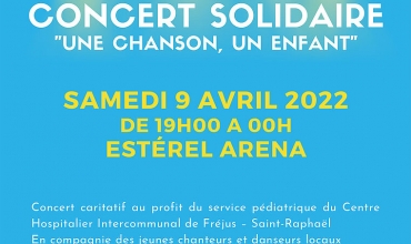 Concert solidaire 'Une chanson, un enfant'