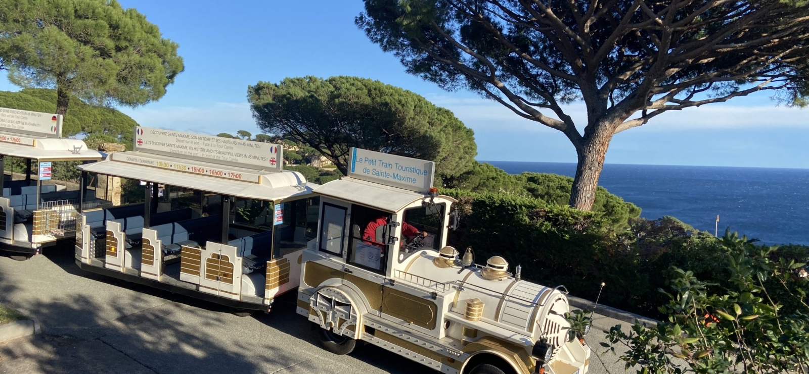 Sainte-Maxime en petit train touristique