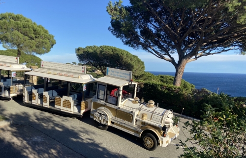 Sainte-Maxime en petit train touristique