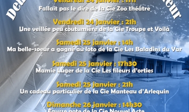 Théâtre 'Une veillée peu coutumière'
