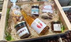 Produits locaux au sein de l'espace boutique