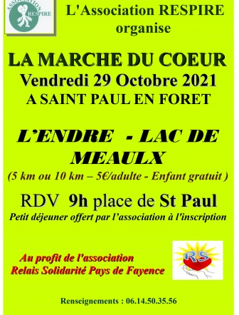 Affiche Marche du Cœur