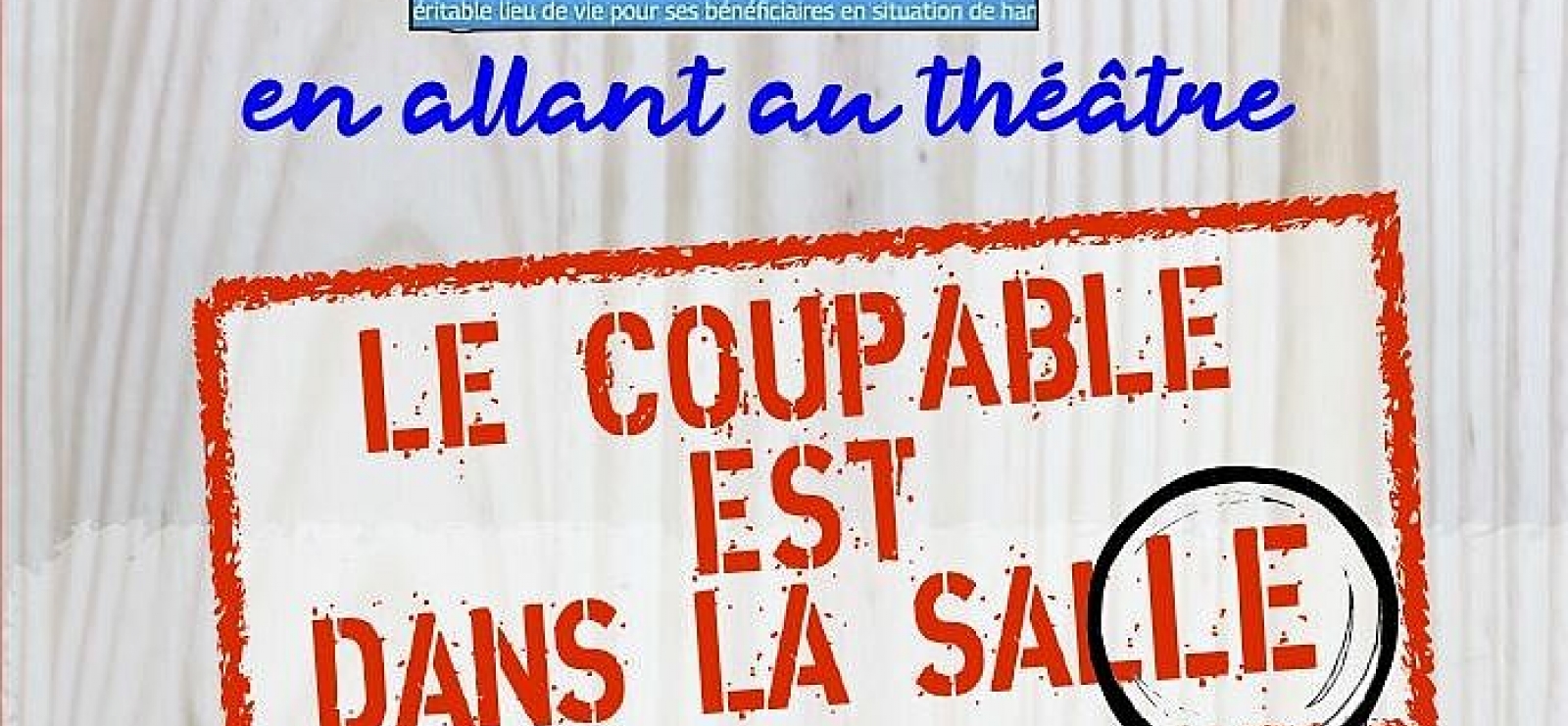 Théâtre Comédie policière
