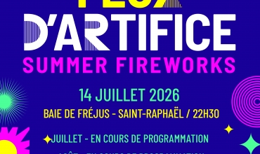 Feux d'artifice du 14 juillet Fréjus / Saint-Raphaël
