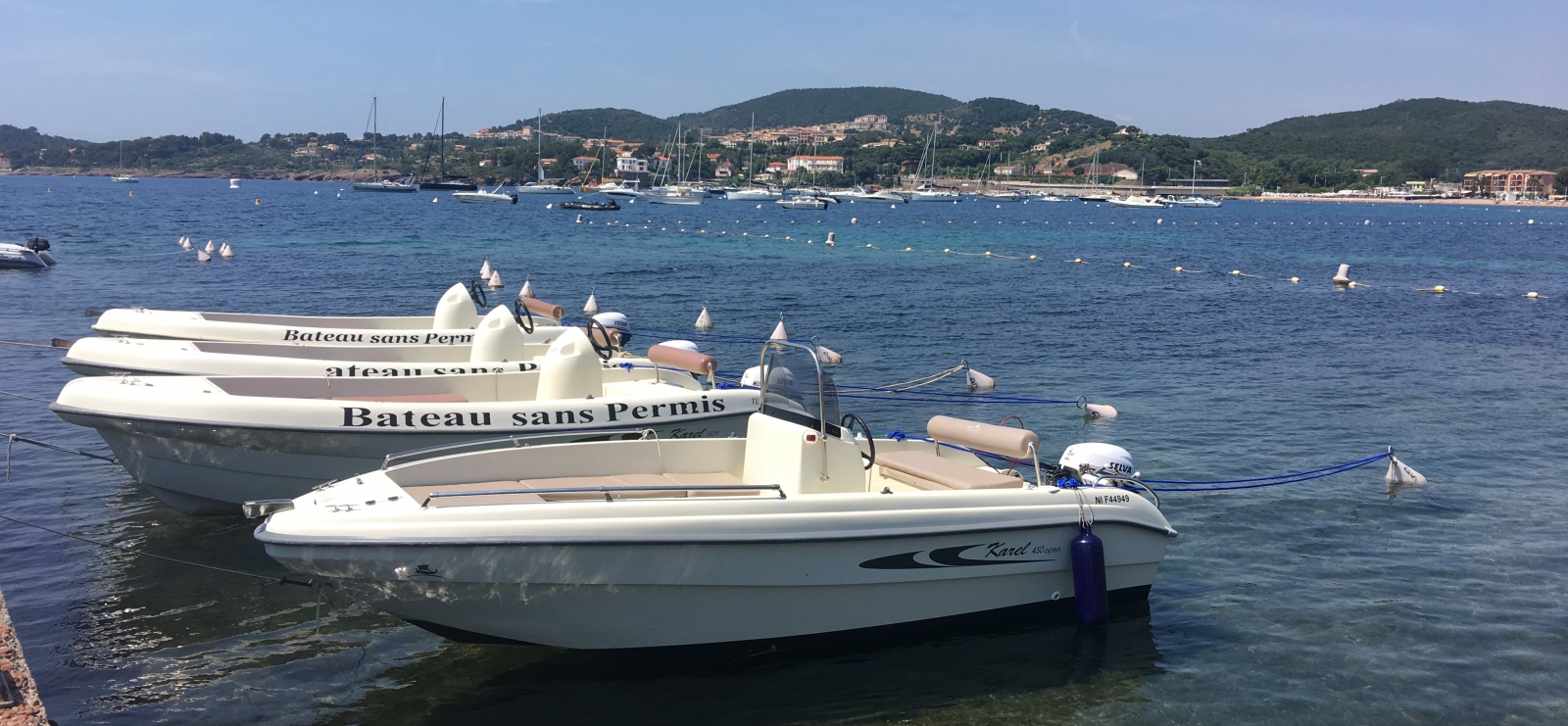 Location de bateau sans permis 5 pers - matinée