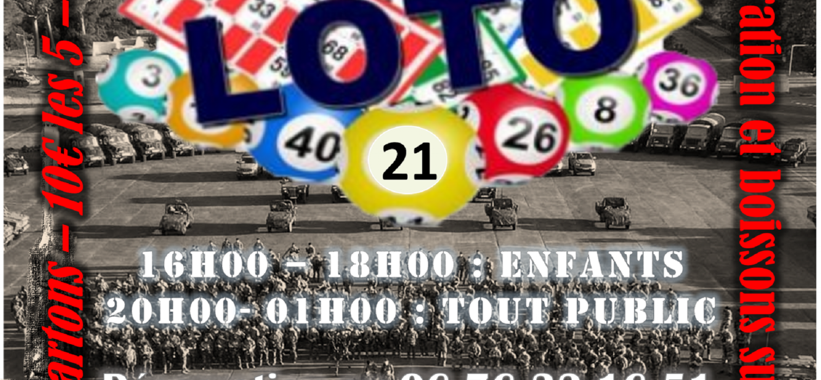 Loto de l'amicale des sous-officiers du 21 RIMa