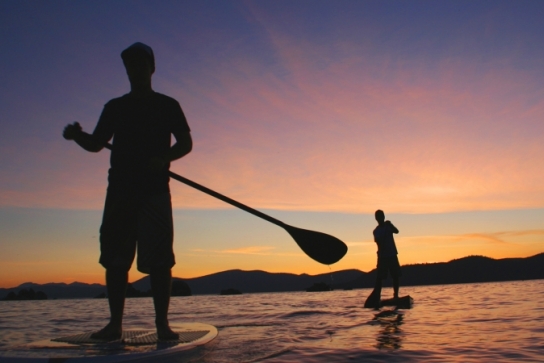 Location stand-up paddle