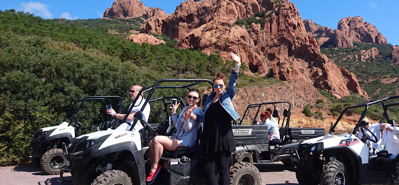 Ausflug im Buggy mit Esterel Aventures