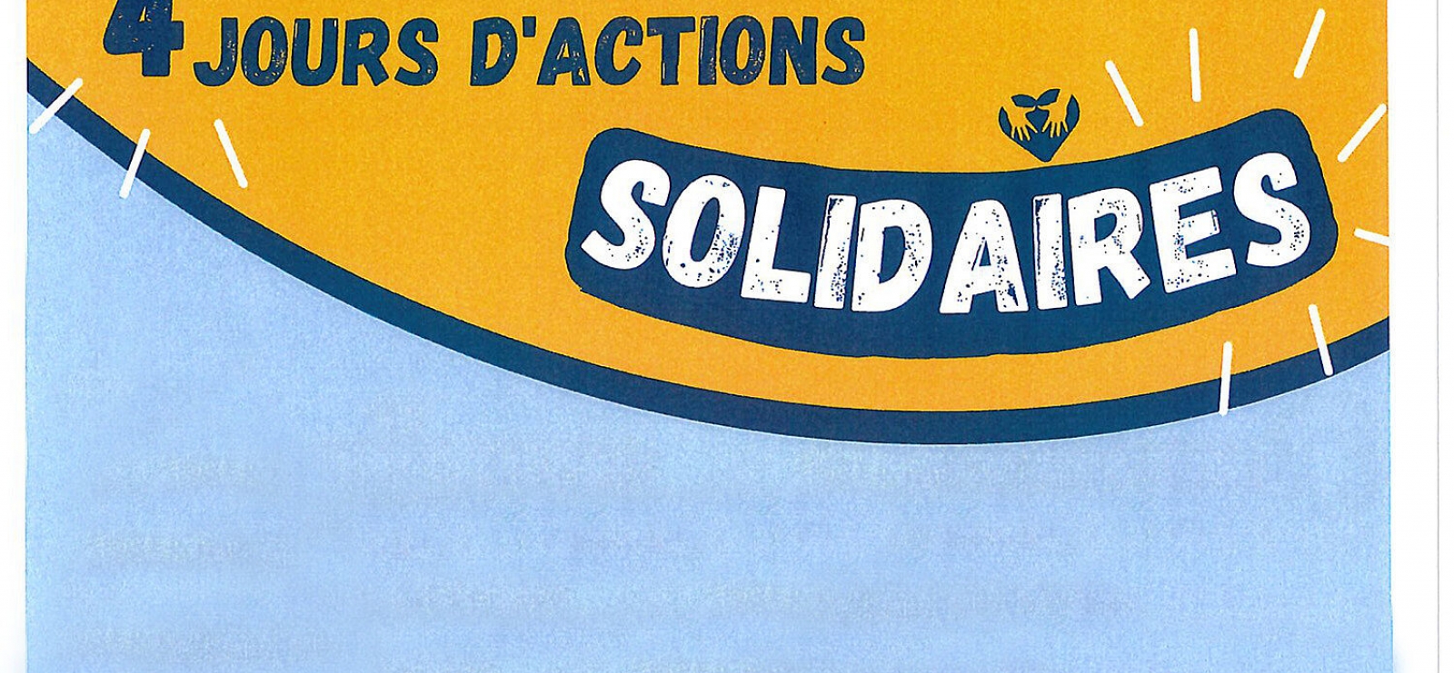 4 jours d'actions solidaires