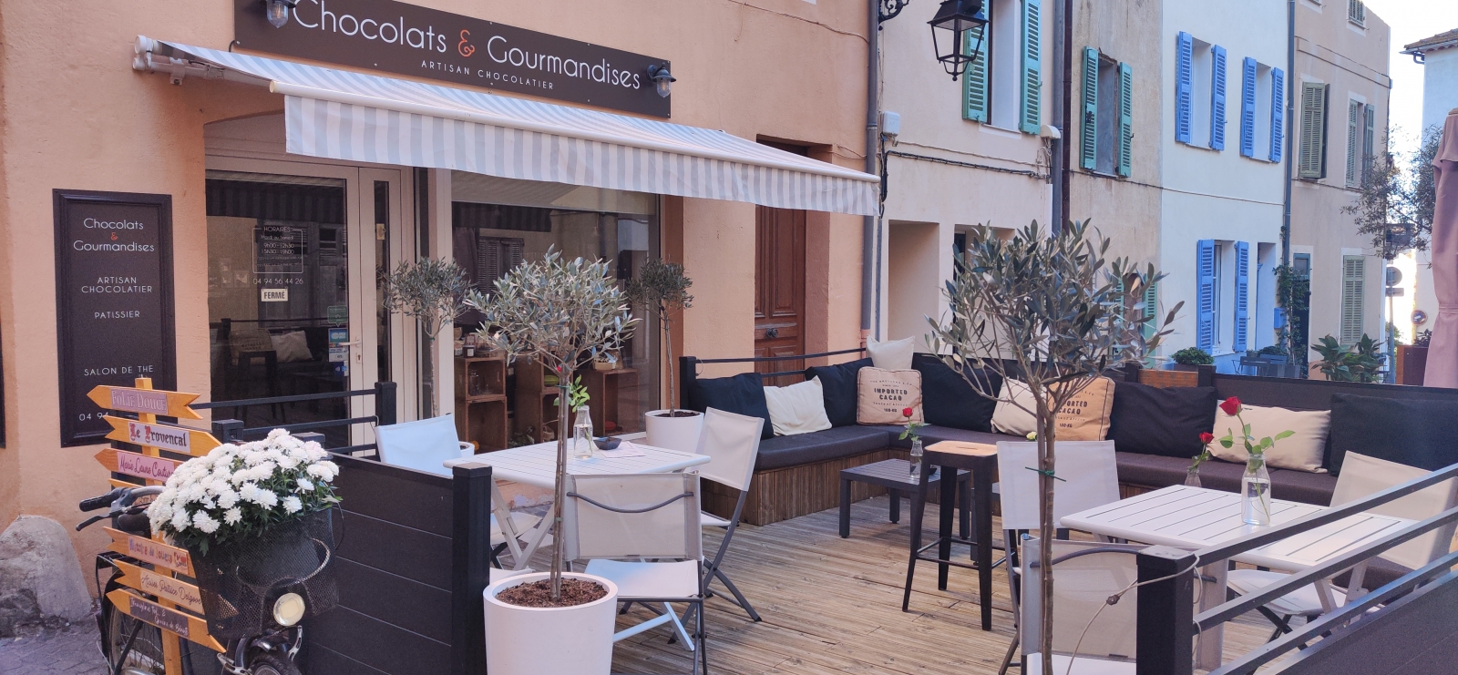 Terrasse Chocolats et gourmandises