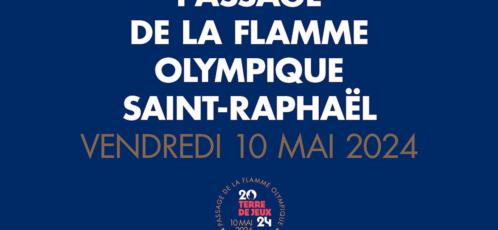 Passage de la Flamme Olympique à Saint-Raphaël