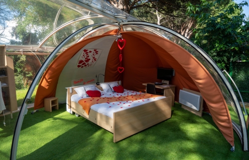 Bulle sous les pins - Chambre d'hôtes Au bois fleuri