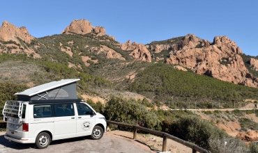 CapVanGo sur la Corniche de l'Esterel