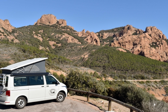 CapVanGo sur la Corniche de l'Esterel