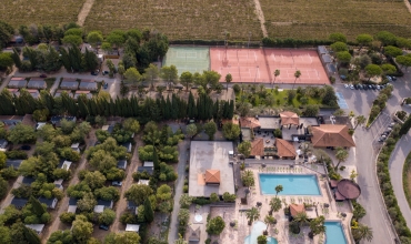 Camping l'Etoile d'Argens vue aérienne