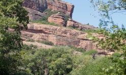 Basis des Felsens