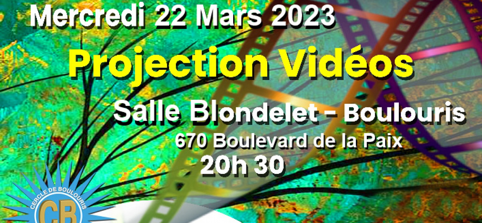 Projection Vidéos du Cercle de Boulouris