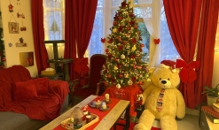 Maison illuminée - Le Refuge de Noël Fréjus