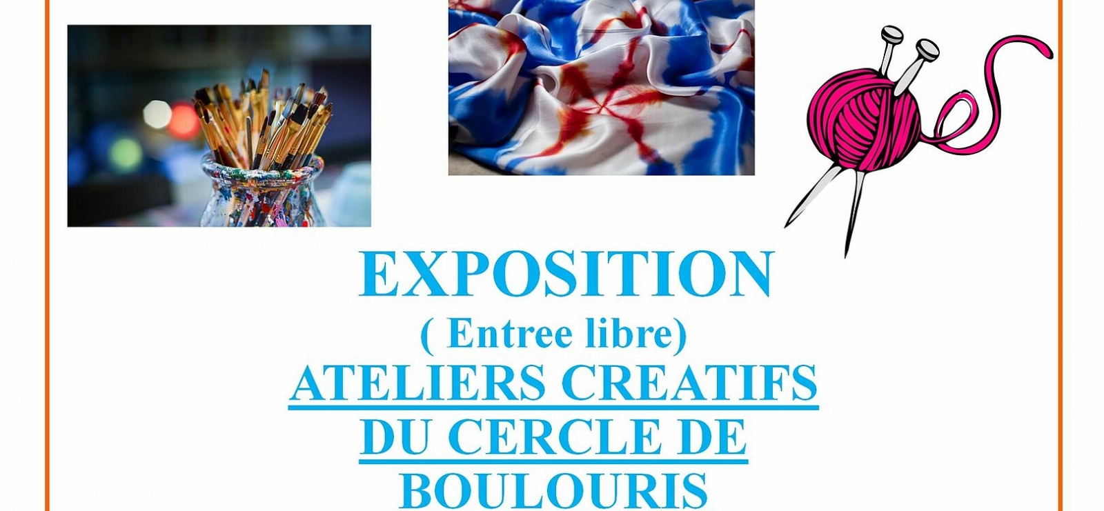 Exposition des ateliers créatifs du Cercle de Boulouris