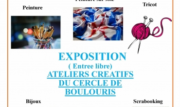 Exposition des ateliers créatifs du Cercle de Boulouris
