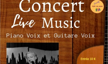 Concert Piano Voix et Guitare Voix par Valentino